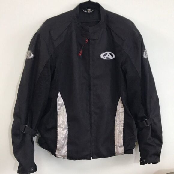 AVG SPORTS MOTORCYCLE RACING BIKER JACKET - Picture 1 of 8